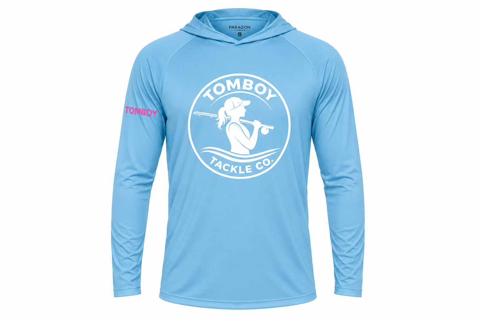 Paragon 220 UPF 50 Bahama Performance Hooded Long Sleeve Bimini Blue