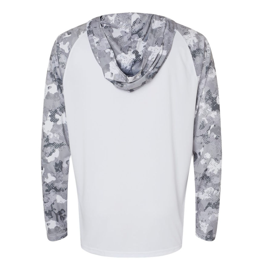 Thumbnail: Paragon 240 -Tortuga Extreme Performance Hooded Shirt- Aluminum Grey Camo/White
