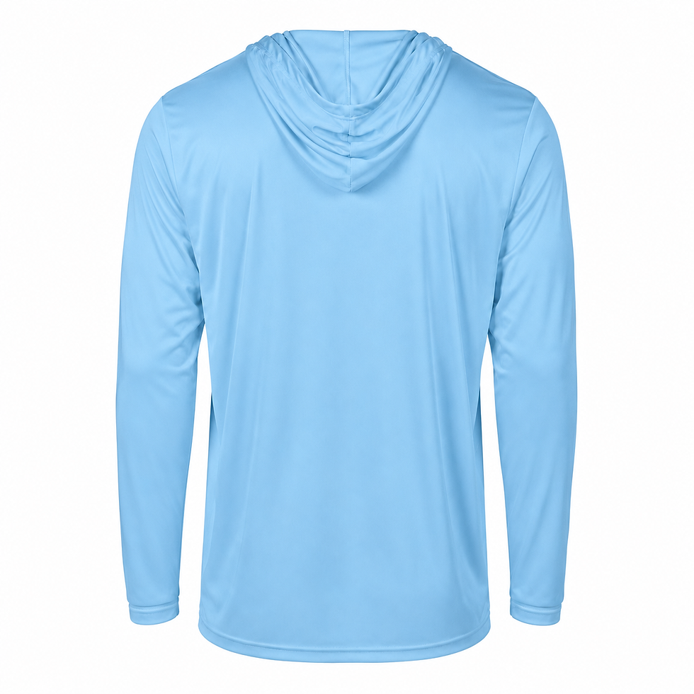 Thumbnail: Paragon 220 UPF 50 Bahama Performance Hooded Long Sleeve Bimini Blue