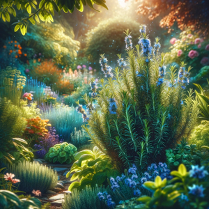 Rosmarin (Rosmarinus officinalis) er en aromatisk, eviggrønn urt som hører til myntefamilien (Lamiaceae). Den er innfødt til Middelhavsområdet, men dyrkes nå over hele verden for sine kulinariske, medisinske, og dekorative egenskaper. Rosmarin er kjent for sine nålelignende blader og treaktig duft, og har blitt brukt i tusenvis av år i matlaging, tradisjonell medisin, og seremonielle formål.

Historie og Tradisjonell Bruk
Rosmarin har en rik historie som strekker seg tilbake til antikken, hvor den ble verdsatt av romere, grekere, og egyptere for sine mange bruksområder. Den ble brukt i bryllup og religiøse seremonier, som en minneforsterker, og til medisinske formål.

Kulinarisk Bruk
Rosmarin er et populært krydder i matlaging, kjent for å gi en distinkt, kraftig smak til kjøttretter, supper, gryteretter, og marinader. Den er også en del av det franske "bouquet garni" og det italienske "erbe aromatiche" sammen med andre urter.

Medisinske Egenskaper og Helsefordeler

Antioksidant og Antiinflammatoriske Egenskaper: Rosmarin inneholder kraftige antioksidanter og antiinflammatoriske forbindelser som kan bidra til å beskytte mot oksidativt stress og betennelse.

Kognitiv Funksjon: Forskning har antydet at rosmarin kan forbedre konsentrasjon, ytelse, humør, og minne, takket være dets aktive forbindelse, 1,8-cineol.

Hjerte- og Fordøyelseshelse: Rosmarin har blitt brukt for å hjelpe fordøyelsen og forbedre hjertehelsen ved å fremme blodsirkulasjonen.

Antimikrobielle Egenskaper: Den har også vist seg å ha antimikrobielle egenskaper som kan bekjempe visse bakterier og sopp.
Ekstern Bruk

Hudpleie: På grunn av sine antimikrobielle og antiinflammatoriske egenskaper, brukes rosmarinekstrakter i hudpleieprodukter for å behandle akne og forbedre hudens generelle tilstand.

Hårpleie: Rosmarinolje brukes ofte i hårprodukter for å fremme hårvekst, redusere flass, og forbedre hodebunnshelsen.

Sikkerhet og Bivirkninger
Mens rosmarin er trygt for de fleste når det konsumeres i matmengder, kan store doser rosmarinekstrakter eller olje føre til bivirkninger som oppkast, spasmer, og i sjeldne tilfeller, toksisitet. Gravide og ammende bør unngå store mengder rosmarinekstrakter på grunn av potensielle stimulerende effekter på livmoren.

Anvendelse og Dyrking
Rosmarin trives i varme, solrike klimaer og godt drenert jord. Den kan dyrkes i hager eller potter og brukes både som en dekorativ plante og en nyttig urt i kjøkkenet.

Rosmarin fortsetter å være en høyt verdsatt urt for dens aromatiske kvaliteter, smakforsterkende evner, og et bredt spekter av potensielle helsefordeler, og gjør den til en verdifull tillegg til både kjøkken og medisinskap.