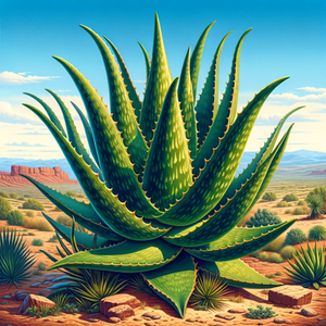 Aloe vera er en sukkulent plante som tilhører slekten Aloe. Den vokser vilt i tropiske klima over hele verden og er kjent for sine medisinske og hudpleieegenskaper. Planten har tykke, kjøttfulle blader som inneholder en klar gel, som har blitt brukt både topisk og internt i tusenvis av år for å behandle en rekke helseproblemer. Aloe vera er spesielt verdsatt for sin evne til å berolige, helbrede, og fukte huden, samt for sine antiinflammatoriske og antimikrobielle egenskaper.

Historie og Bruk:
Bruken av aloe vera kan spores tilbake til gamle sivilisasjoner, inkludert gamle Egypt, hvor den ble kalt "udødelighetens plante". Den har blitt brukt i tradisjonell medisin i mange kulturer, inkludert i India, Kina, Mexico, og Japan, for å behandle alt fra mindre hudirritasjoner til fordøyelsesproblemer.

Helsefordeler og Medisinsk Bruk:

Hudpleie: Aloe vera-gel brukes mye for å behandle brannsår, solbrenthet, kutt, og skrubbsår. Det fremmer rask helbredelse og reduserer risikoen for infeksjon.

Fuktighetsgivende: Gelen er også en populær fuktighetskrem for både ansikt og kropp, og er spesielt gunstig for tørr eller sensitiv hud.

Betennelsesdempende: På grunn av sine antiinflammatoriske egenskaper, brukes aloe vera for å lindre tilstander som akne, psoriasis, og eksem.

Fordøyelseshelse: Inntak av aloe vera-juice er sagt å fremme fordøyelsen, lette forstoppelse, og berolige og helbrede magesår. Det er viktig å merke seg at oral inntak bør gjøres med forsiktighet, da det kan ha bivirkninger og interaksjoner med medisiner.

Kjemisk Sammensetning:
Aloe vera inneholder en rikdom av aktive komponenter, inkludert vitaminer (A, C, E, og B12), enzymer, mineraler (kalsium, krom, kobber, selen, magnesium, mangan, kalium, natrium og sink), sukkerarter (inkludert polysakkarider), salisylsyre, aminosyrer, og lignin. Disse komponentene bidrar til plantens helbredende egenskaper.

Aloe Vera i Produkter:
Aloe vera finnes i et bredt spekter av kommersielle produkter, inkludert hudkremer, lotioner, sjampoer, balsamer, solkremer, og kosttilskudd. Den er også tilgjengelig i sin rene form som gel eller juice.

Sikkerhet og Bivirkninger:
Selv om aloe vera generelt anses som trygt for ekstern bruk, kan noen mennesker oppleve allergiske reaksjoner eller hudirritasjon. Oral inntak av aloe vera, spesielt aloe latex (et gult stoff som finnes under plantens hud), kan forårsake bivirkninger som magekramper og diaré. Langvarig bruk av aloe vera internt er ikke anbefalt uten medisinsk tilsyn.

Aloe vera er en allsidig plante med en rekke helsemessige fordeler, men som med alle naturmidler, er det viktig å bruke den med forsiktighet og være oppmerksom på potensielle bivirkninger.
