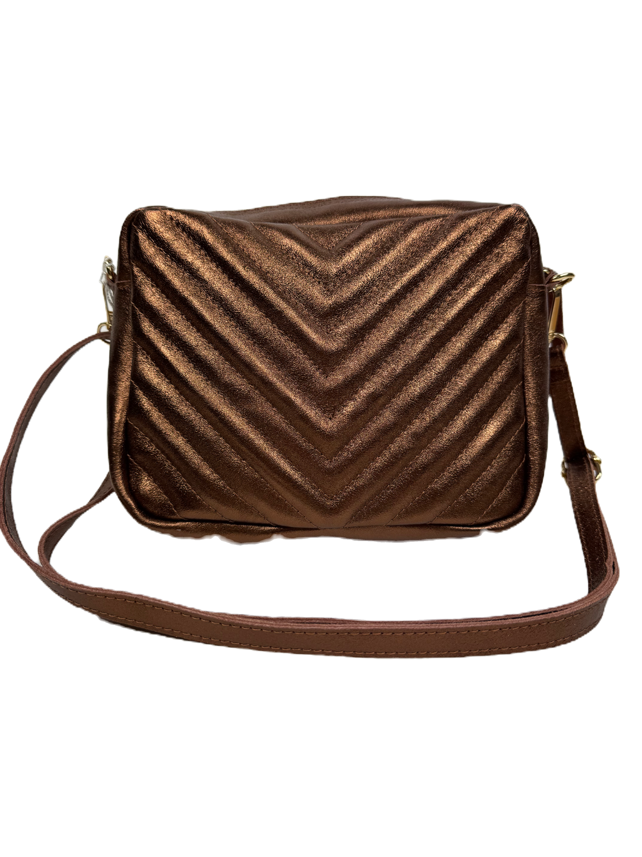 Sac à main rectangulaire rouille