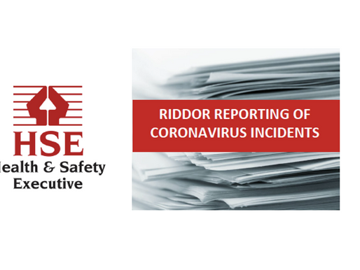 Reporting COVID under RIDDOR