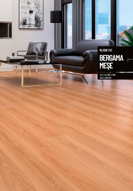 Çamsan Klasik Bergama Meşe 1510 8mm Laminat Parke Modeli