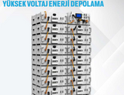 51.2V nominal, 204.8-768V sistem voltajı, 5 adete kadar seri bağlantı, 5 yıl garanti.