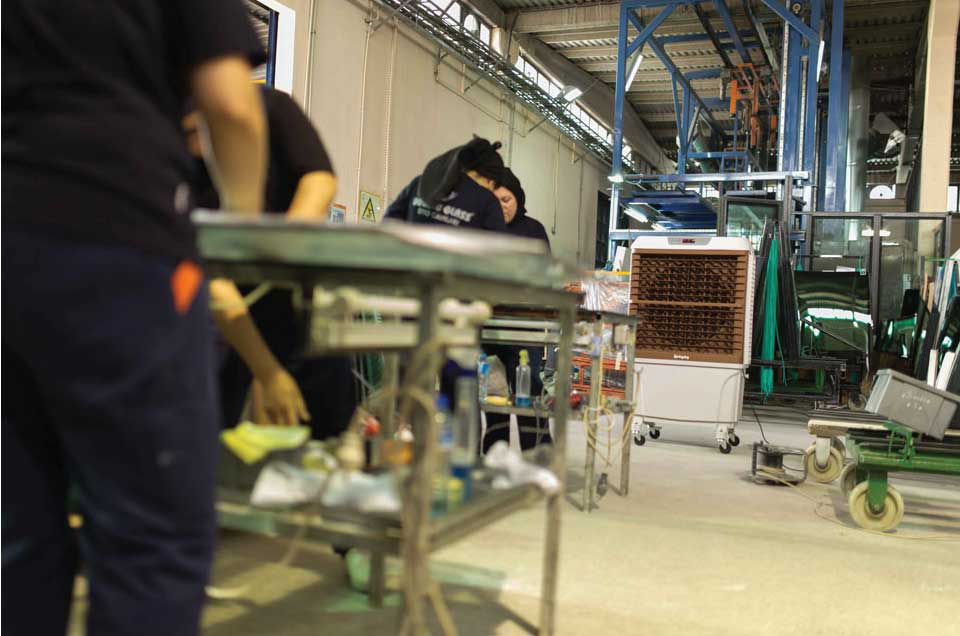 Küçük resim: 8000 m3 SPRINGDAY S80 Evaporatif Mobil Hava Sogutucu