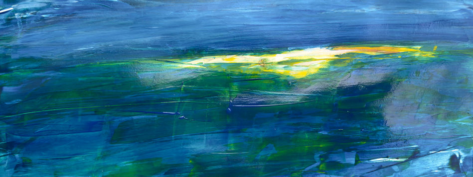 glimmering water
