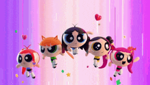 powerpuff newjeans transformation gif