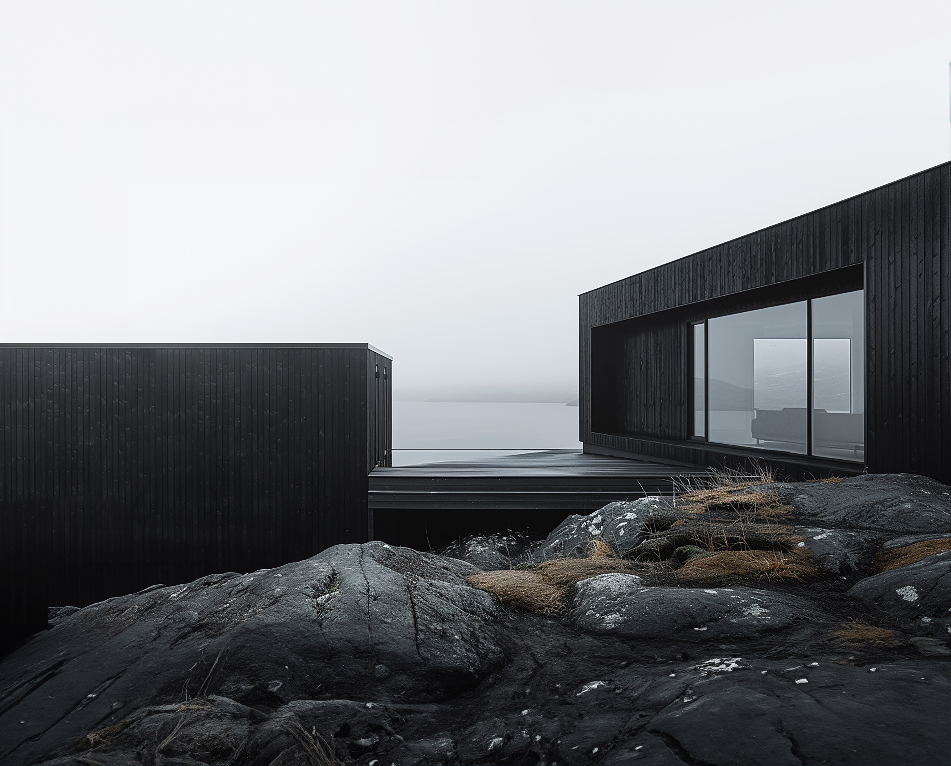 Richard Ruddick Architecture — A bespoke, highly architectural house on the Isle of Skye. A contemporary, new house design by Architects, Richard Ruddick Architects in Newcastle. Ar