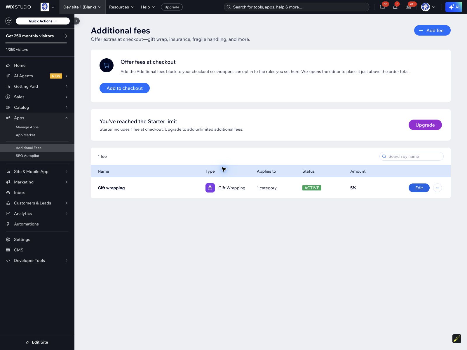 Checkout Fees & Add-Ons screenshot 1