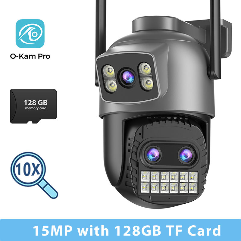 Miniatura: BESDER 15MP Wifi Camera PTZ Outdoor Dual Screen 10X Digital Zoom Human Detection