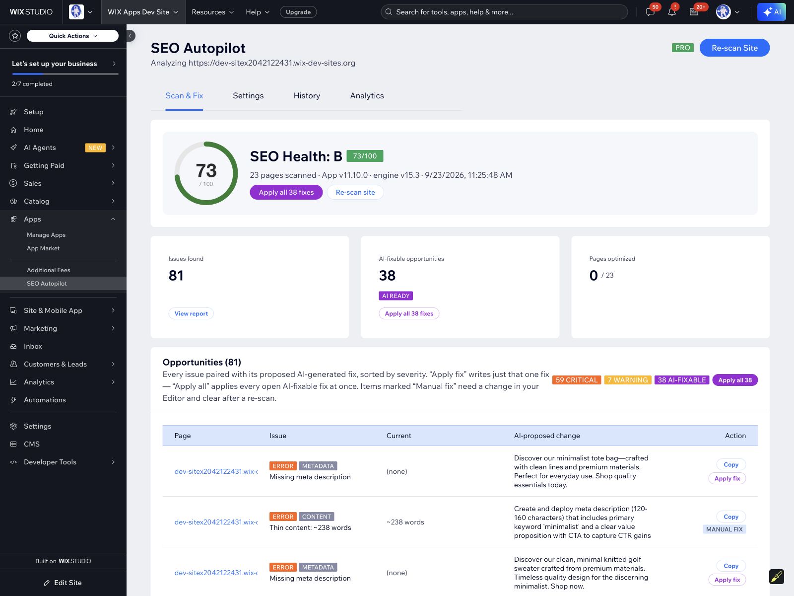 SEO Autopilot screenshot 1