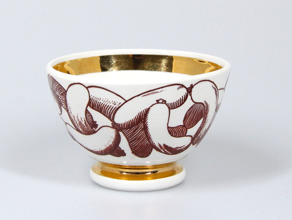Miniaturbild: PIERO FORNASETTI Appetizerschalen, 1960er