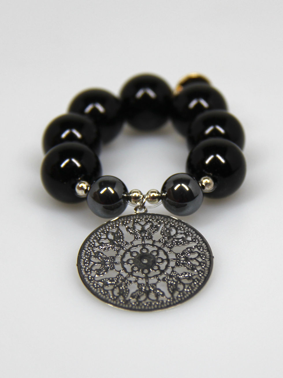Miniaturbild: Serviettenringe "Silver Ornament", 4 Stück