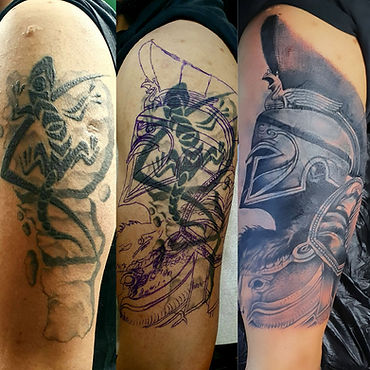 Tattoo Cover-Ups Krieger Warrior