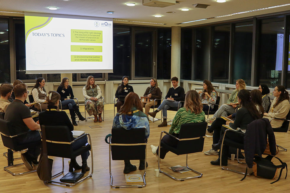 2024 Edition of the Human Rights Café, Resowi Zentrum, Graz