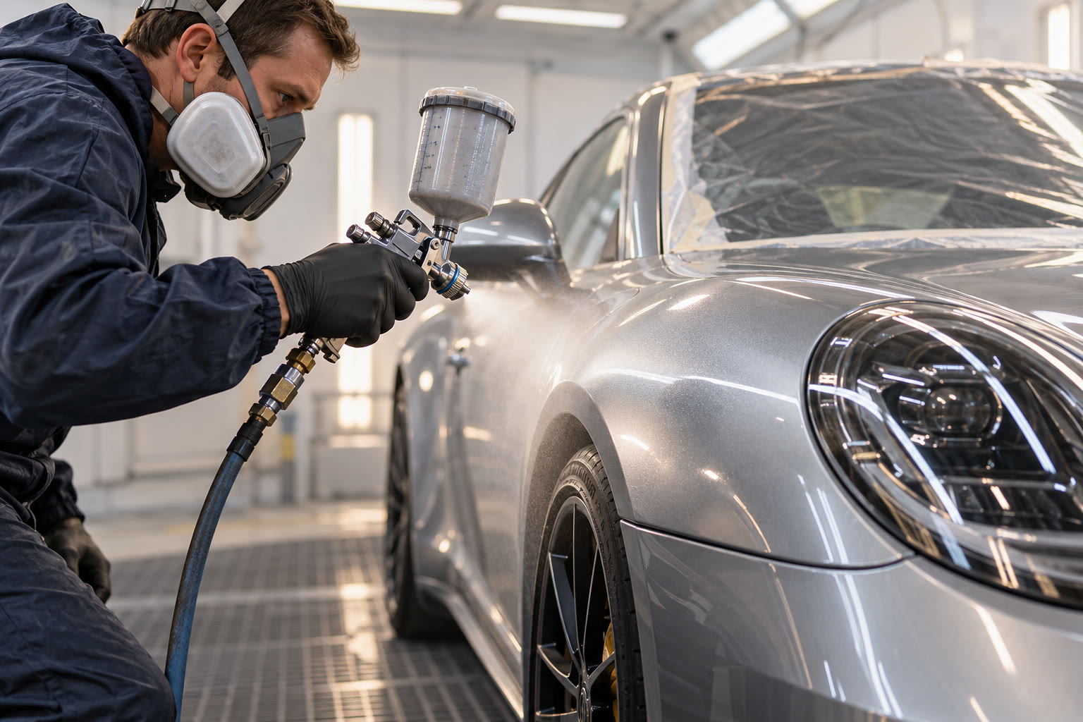 Car spray painting