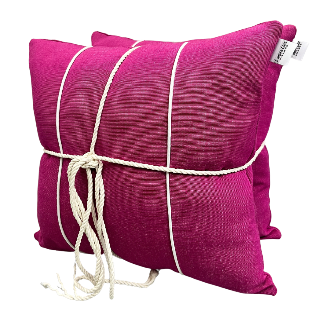 Signature Pillow Set (Magenta)