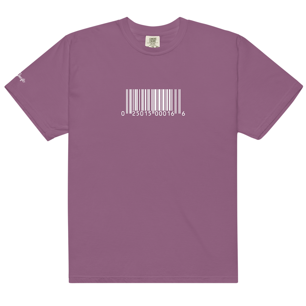 Thumbnail: "Classic Barcode" Garment-dyed Heavyweight t-shirt