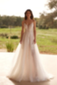 front view of 5654 princess style wedding dress