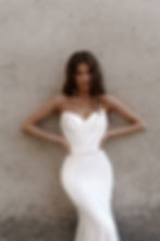 Thumbnail: front close up view of Metis mermaid wedding dress