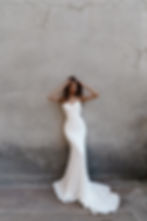 Thumbnail: front view of Metis mermaid wedding dress