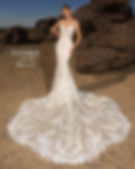 front view of Drew sensual mermaid wedding dress