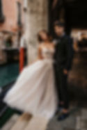 front view of 22-J09 princess glitter wedding dress