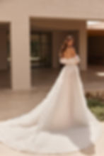 Thumbnail: back view of 5633 princess glitter wedding dress