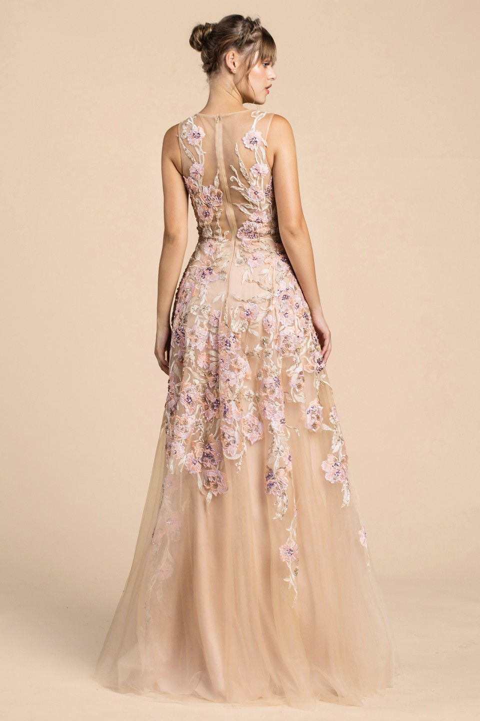 Andrea & Leo A461 Evening Gown Back View