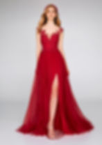 San Patrick Cocktail Evening Gown 8385 front view