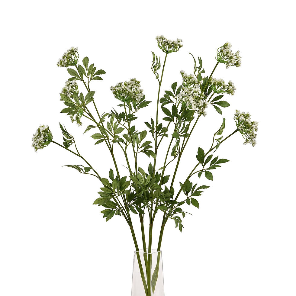 Thumbnail: Dainty & Delightful Faux Floral Arrangement with Garda Liv Vase
