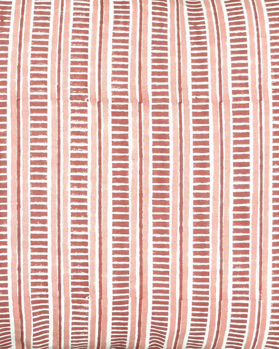 Thumbnail: Patti Block Printed Cushion - Pink