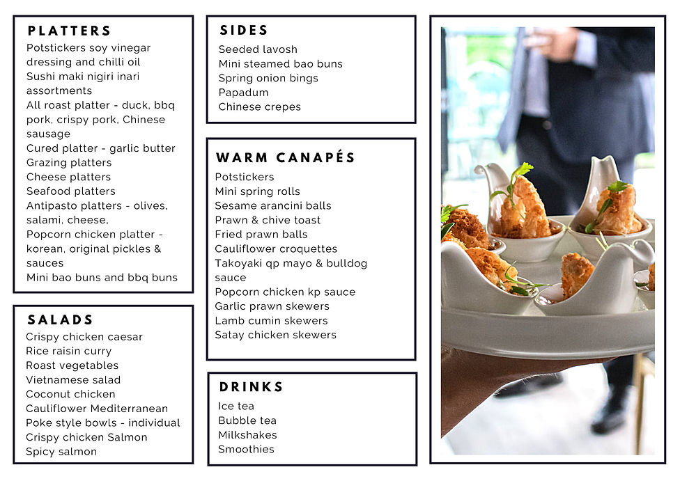 Catering food