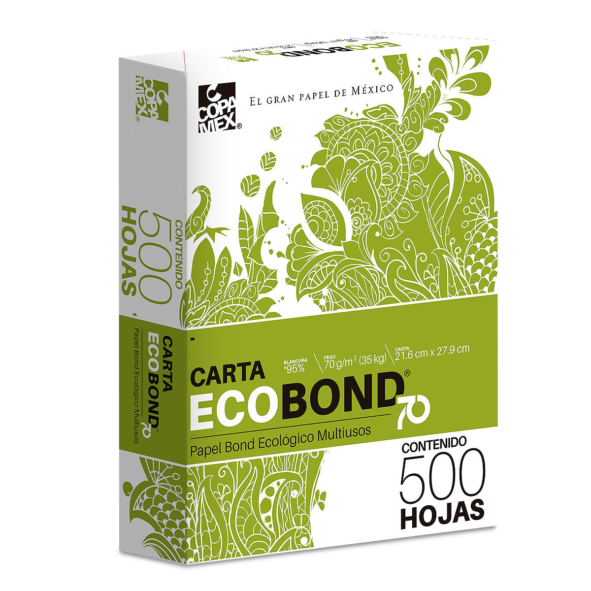 Papel Bond Ecológico Carta Copamex Eco Bond