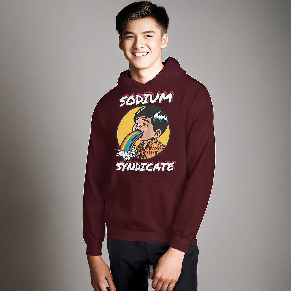 Thumbnail: RAINBOW SPILL Unisex Hoodie