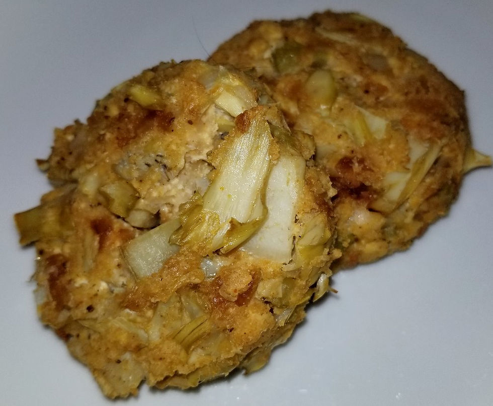 Artichoke "Crab" Cakes from A Functional Home