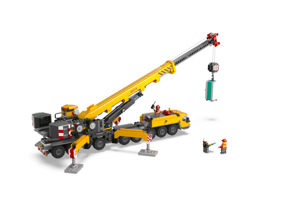 Miniatura: Lego city 60409 Gru da cantiere mobile gialla
