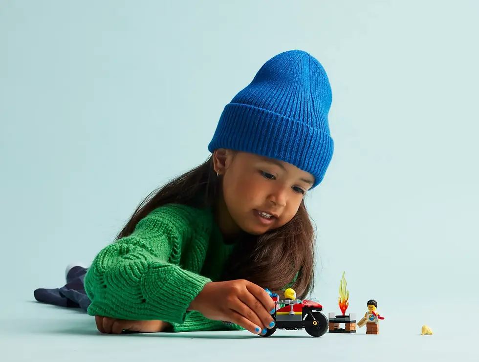 Miniatura: Ludogo Lego City 60410 Motocicletta dei pompieri