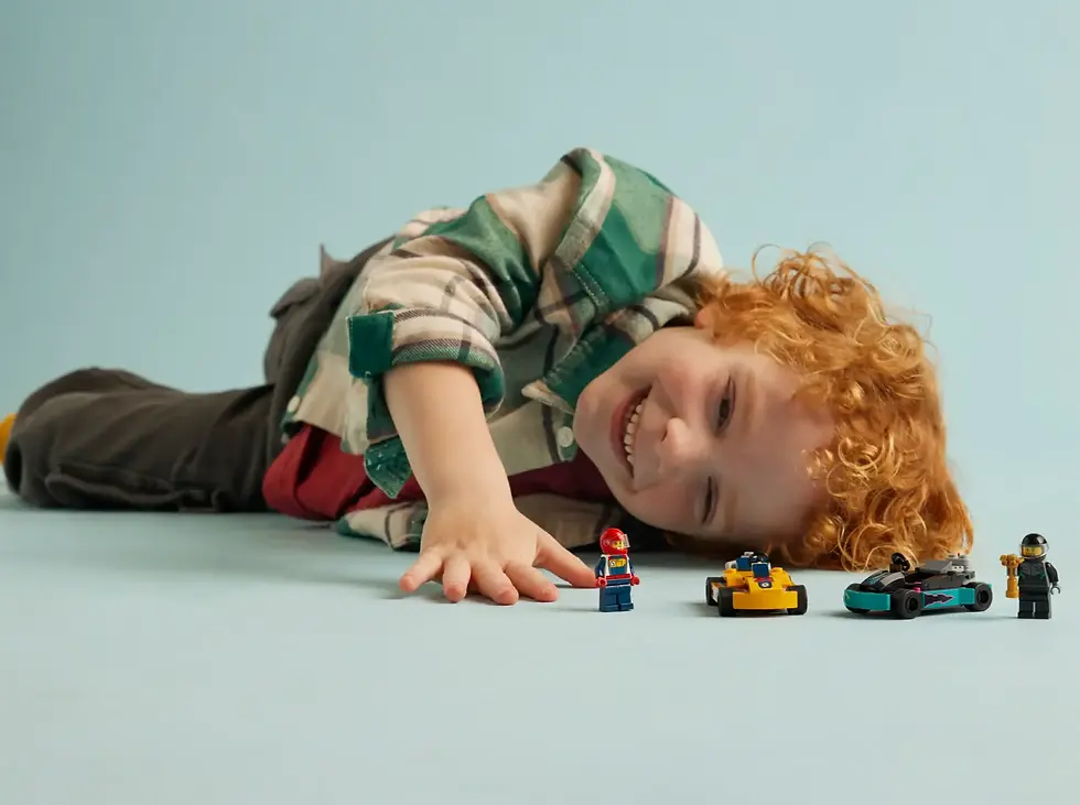 Miniatura: Ludogo costruzioni lego city 60400 Go kart e piloti