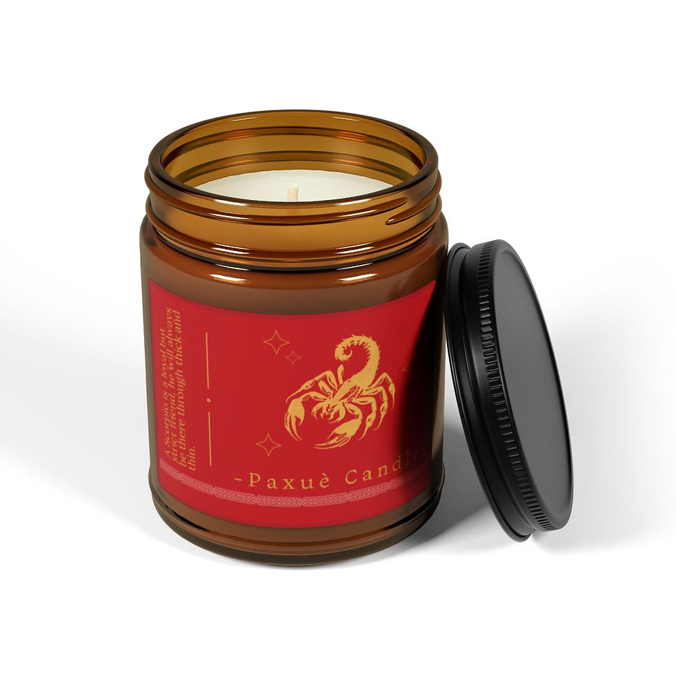 Thumbnail: Soy Candle "White Sage & Lavender " - Golden Scorpio