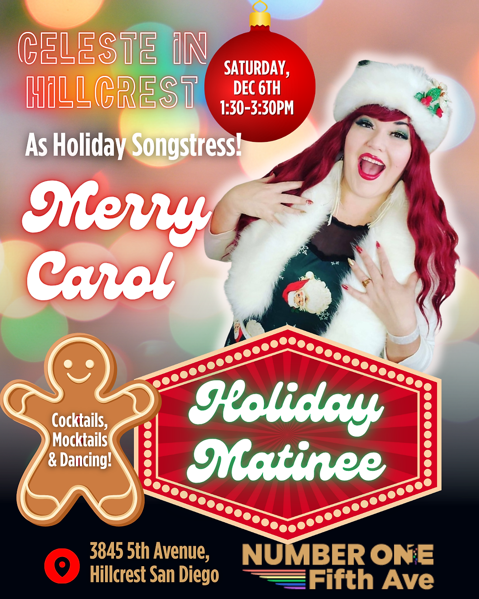Hillcrest Holiday Cabaret Matinee With Merry Carol