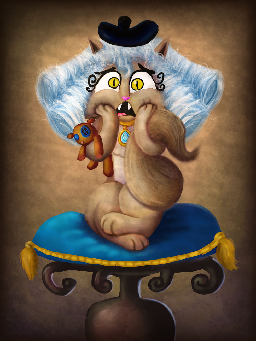 Pawlette the Scaredy Cat