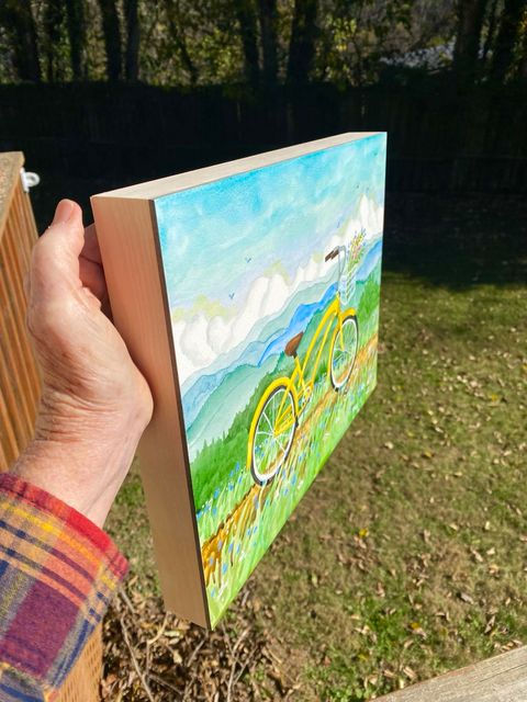 Thumbnail: Yellow Bike in Appalachia