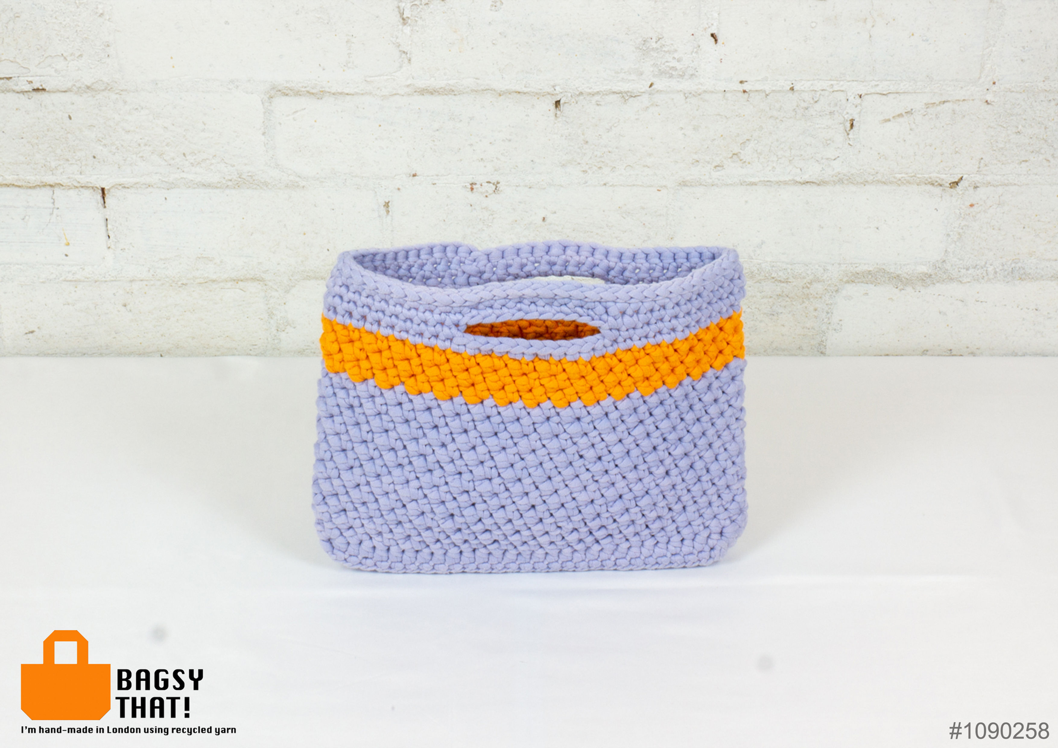 1090258 - lilac and tangerine single stripe