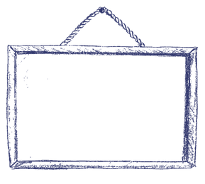 Sketched Notice Board