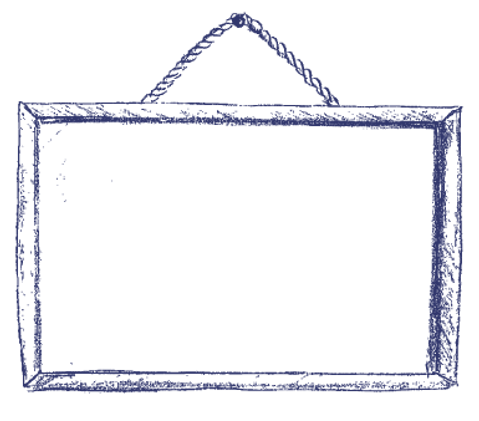 Sketched Notice Board