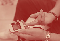 A young South African man with diabetes