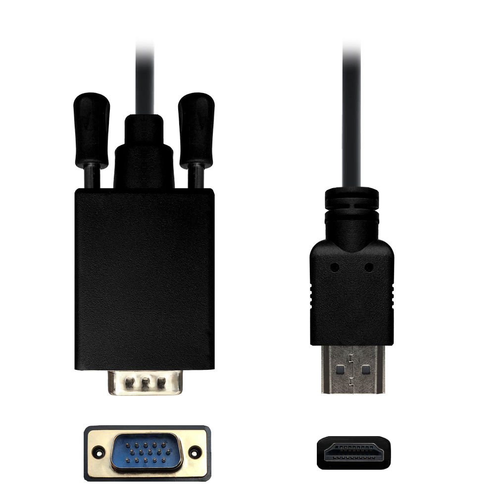 Axceltek DisplayPort to VGA Cable 2m
