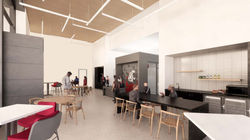 Champions Center Social Lounge - Pre-Branding